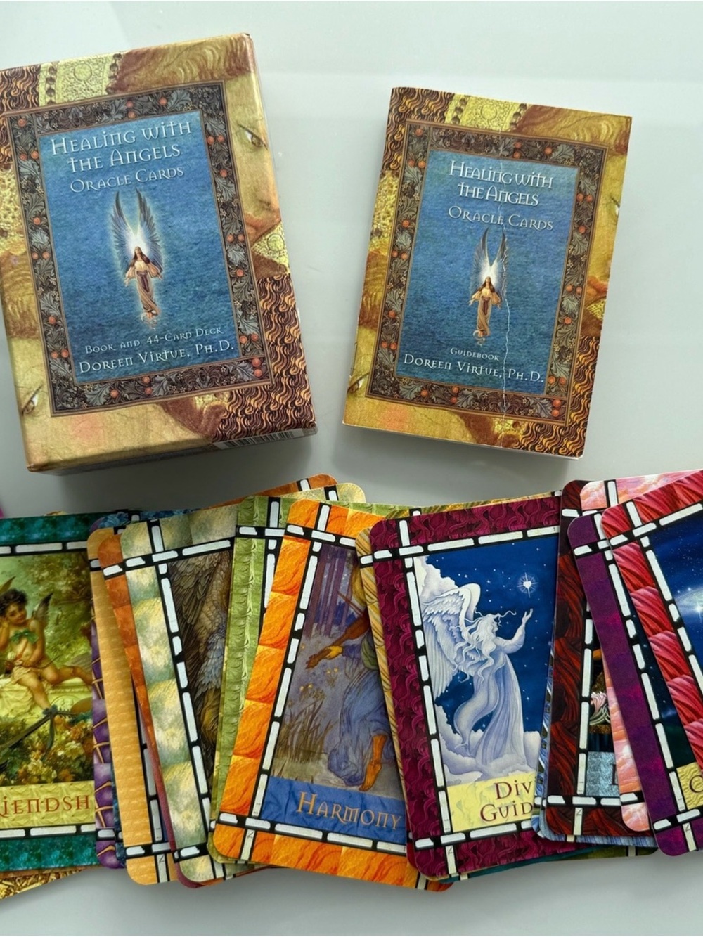 Rare out of print Healing With The Angels Oracle Cards by Doreen Virtue
